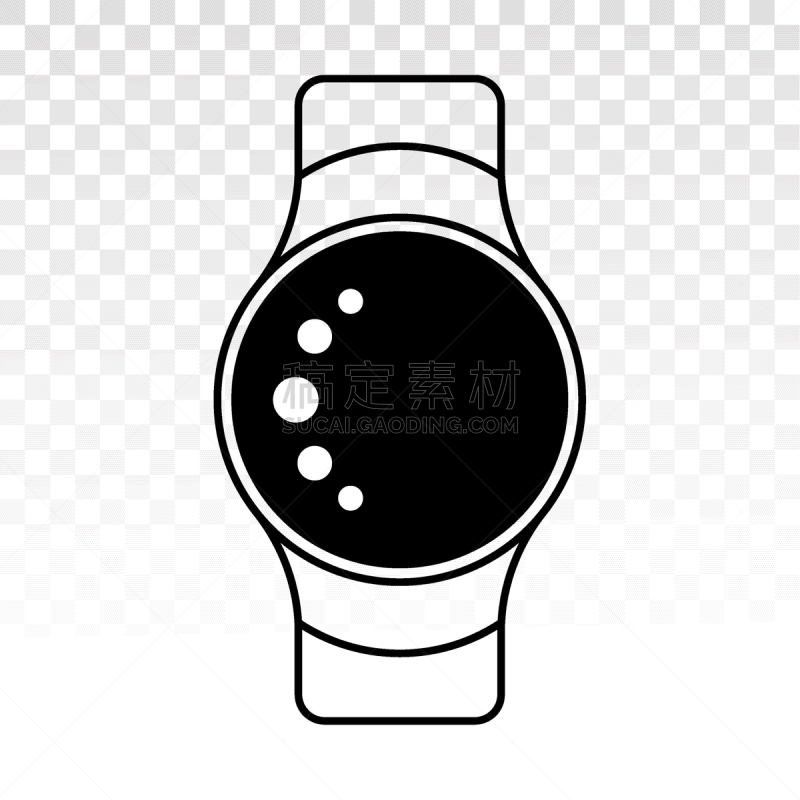 计算机图标,智能手表,平坦的,数字化显示,运动,背景分离,技术,蓝牙,现代,古典式