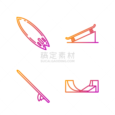 set line skate park surfboard surfboard and
