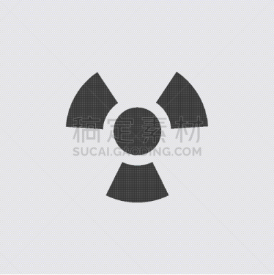 图标,机敏,安全的,铀,钚,图像,证章,原子,放射