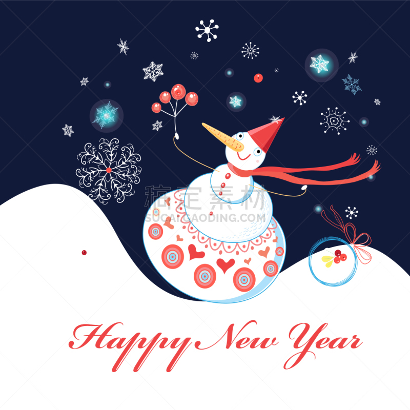 暗色,雪人,圣诞卡,人,季节,冬天,明亮,白色,冷,问候