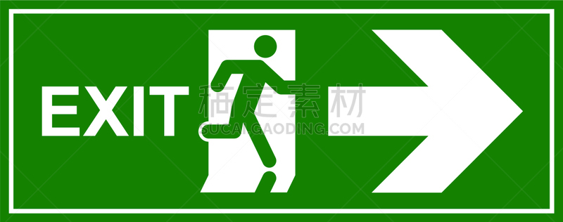 出口标志,男人,安全出口标志,紧急出口标志,紧急出口,分离着色,人,图像,跑,撤退