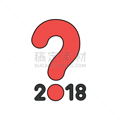 2018,问号,图标,概念,商务,一月,市场营销,思考,问候,搜寻