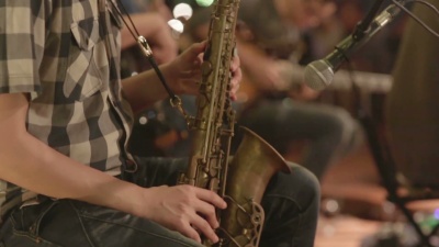 萨克斯管播放器特写   VDO