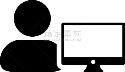 计算机,人,计算机图标,男性,商务,外包,工程师,技术,全科医师,沟通