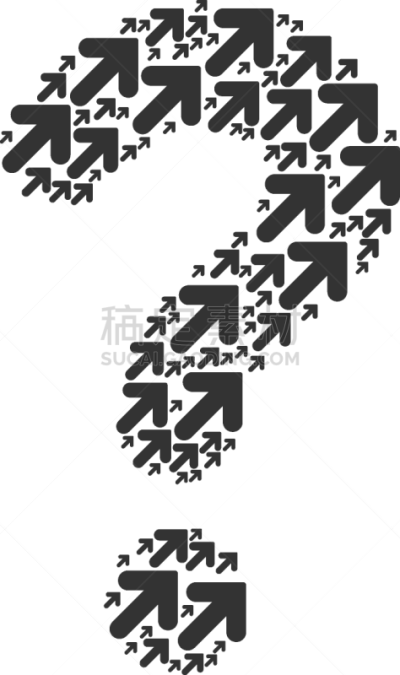 问号,抽象拼贴画,箭头符号,计算机图标,正下方视角,忠告,数据,未知的事物,动机,光标