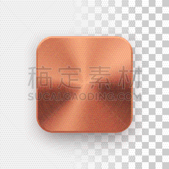 金属,青铜,模板,移动应用程序,纹理效果,图标,分离着色,闪亮的,空白的,联系