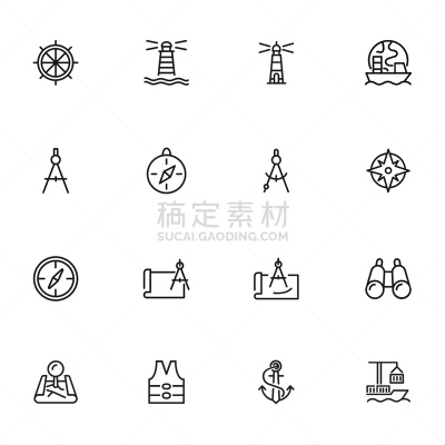 方向,图标集,海洋,分界线,船,旅途,背景分离,环境,天气,乘船游