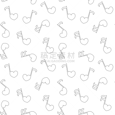 音符,音乐,雨,动物心脏,背景分离,热情,音乐符号,钥匙,浪漫,简单