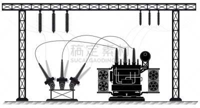 电,变电所,高大的,商务,技术,图像,工业,建筑业,设备用品,沟通