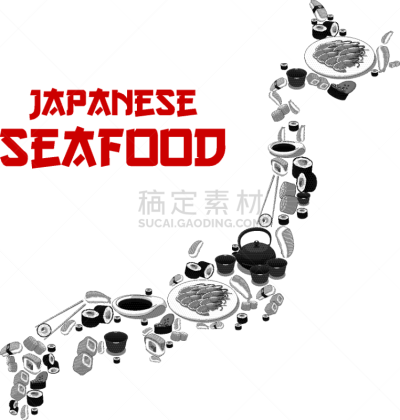 日本,餐馆,食品,寿司,图像,矢量,亚洲,鲔鱼