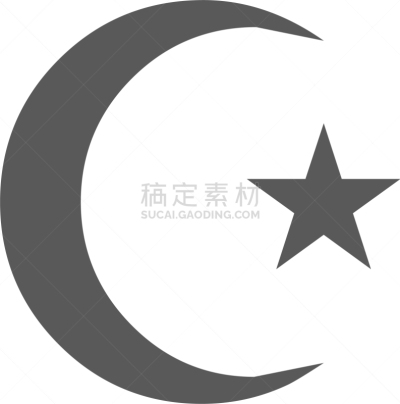 新月形,月亮,极简构图,图标,形状,圆形,白色,黑色,灵性