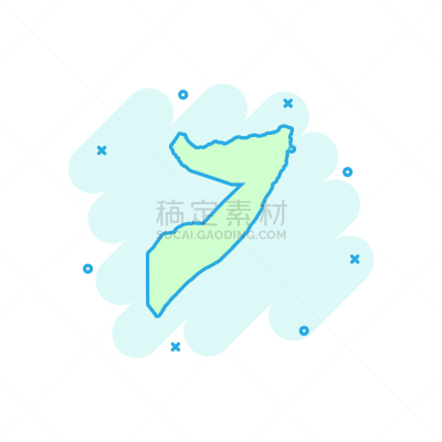 索马里,图标,白色,城镇,边界,图表,领土行为,轮廓