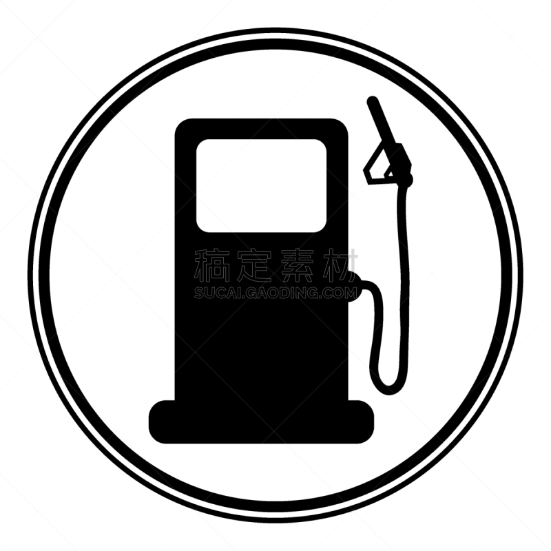 标志,加油站,分离着色,白色,柴油机,图像,汽油,工业,矢量,运输