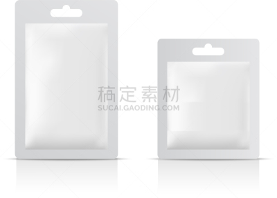 食品,化妆用品,小包,空白的,塑胶,分离着色,白色,湿,包装,包