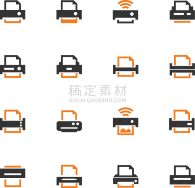 打印单据,计算机图标,商务,计算机,打印机,技术,现代,设备用品,蜘蛛网,布置