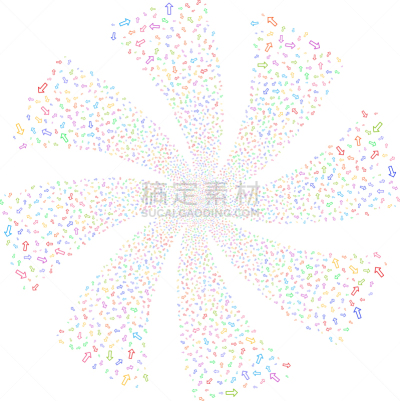 焰火,漩涡形,华丽的,图像,小溪,光标,设计元素,矢量,喷泉,花