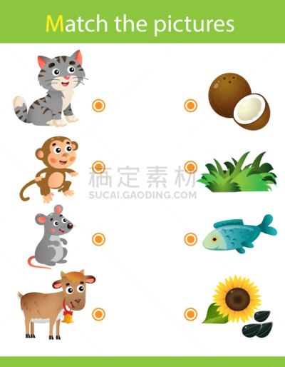 猴子,食品,山羊,动物,儿童,卡通,小山羊,谜题游戏,猫,鼠