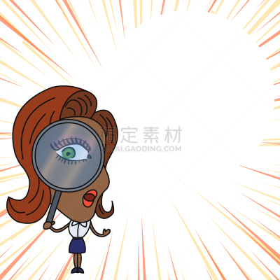 看,放大镜,食槽,女人,对话气泡框,焦点,模板,侦探,设备用品,搜寻