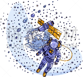 太空,宇航员,风景,太空船,国际空间站,男人,太空服,飞,联系,淋浴