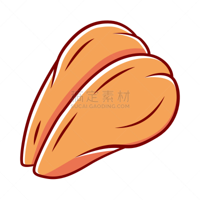 商务,烤的,蛋白质,绘画插图,肉,计算机图标,工业,矢量,彩色图片,烤制的鸡胸肉