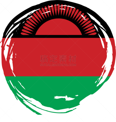 马拉维,分离着色,职权,国内著名景点,非洲,矢量,非都市风光,标志,绿色