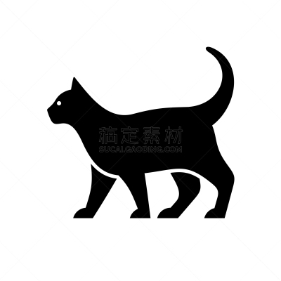 猫,品牌名称,分离着色,可爱的,宠物,创造力,商务,图像,门诊部,模板