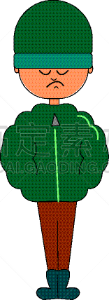 男人,厚衣服,红色,高雅,冬天,图像,雪,男性美,矢量,站