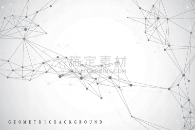 几何形状,分子,插画,背景,深的,健康保健,数据,主机,复杂,生物科技