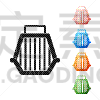狗,动物,绘画插图,容器,宠物,符号,猫,矢量,运输,运送