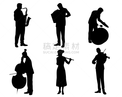 数字6,音乐人,管弦乐队,音乐,爵士乐,人,乐队,男人,图像,民间音乐