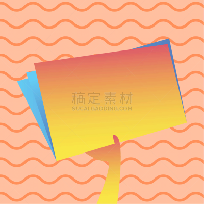 纸,里面,活页夹,双色,拇指,花体,空白的,在之间,概念