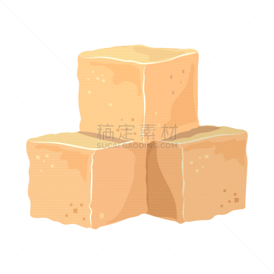 isolated object brown and sugar logo web