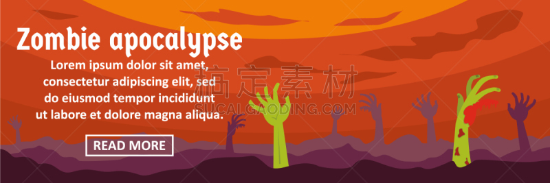 概念,水平画幅,僵尸,夜晚,人,怪异,男人