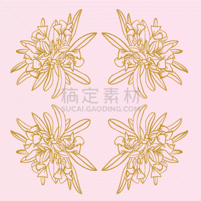 粉色,法式印花布,黄金,可爱的,华丽的,请柬,纺织品,花,重复