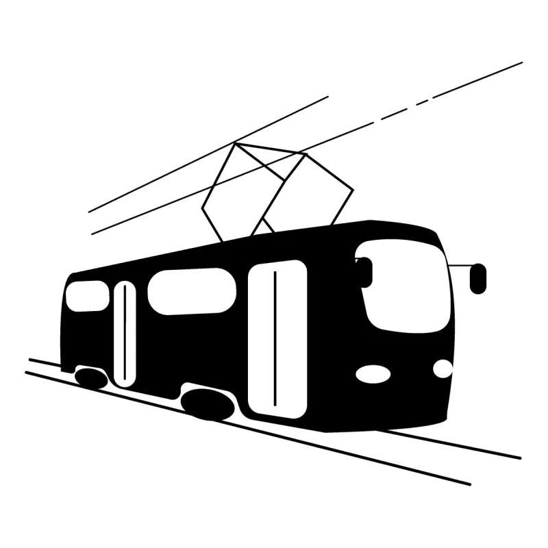 有轨电车 有轨电车图片 有轨电车素材下载 稿定素材