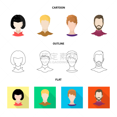 标志,专业人员,与摄影有关的场景,分离着色,假发,男人,肖像,图像,络腮胡子,收集