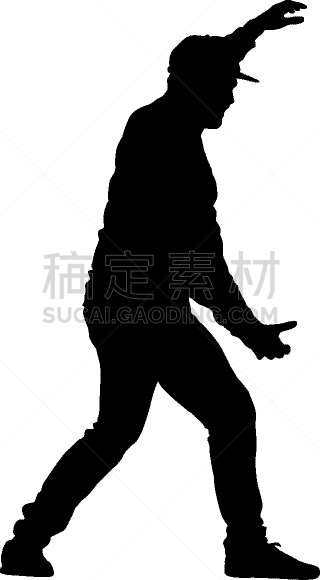 白色,人,男人,黑色,商务,摆拍,肖像,站,剪影