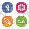 set line pegs for tents rafting boat surfboard
