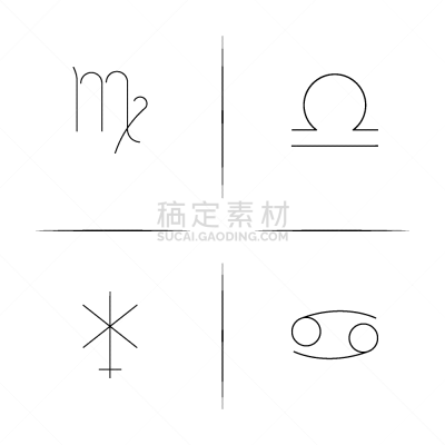 轮廓,直的,星座,计算机图标,图像,矢量,天秤座,室女座,石洞壁画,标志