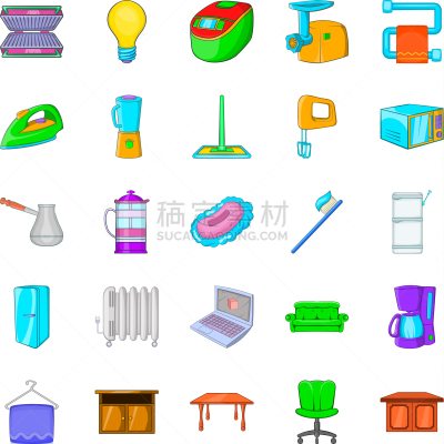 公寓,国际著名景点,漫画,分离着色,舒服,清洁工,沙发,建筑业,布置,改进
