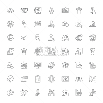 符号,矢量,绘画插图,计算机图标,标志,执行总监,直的,成一排,专业人员,背景分离