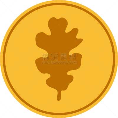 黄金,橡树叶,生物学,黄色,自然,代币,秋天,环境,离开