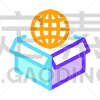 矢量,轮廓,绘画插图,图标,圆形,商务,专门技术,经理,包装