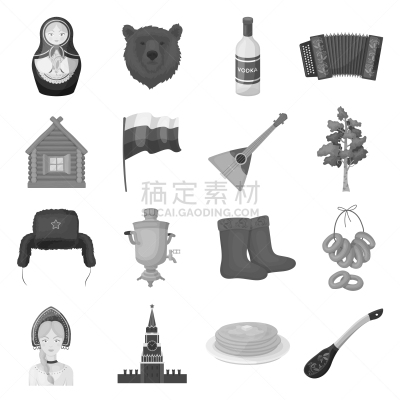 巨大的,非都市风光,俄罗斯,国际著名景点,苏联毛帽,国内著名景点,传统,巴拉莱卡琴,房屋,瓶子