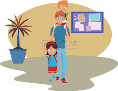 家庭,儿童,动画片,单亲家庭,女儿,公寓,多代家庭,人,愉悦
