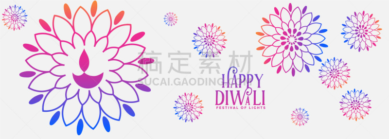 幸福,排灯节,色彩鲜艳,华丽的,传统,请柬,事件,贺卡,节日