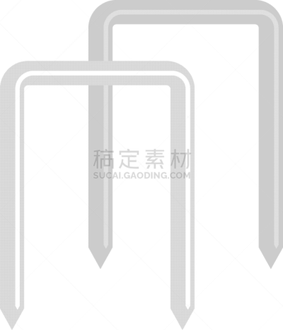 croquet wicket icon flat style