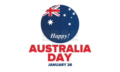贺卡,一月,australia day,幸福,矢量,国内著名景点,背景,节日,绘画插图