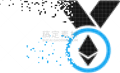 碎纸,奖,奖牌,计算机图标,像素化,以太坊,商务,风,骨折