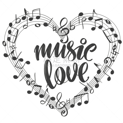 图标,心型,音符,表格,白色,创造力,音乐,华丽的,条纹,爱